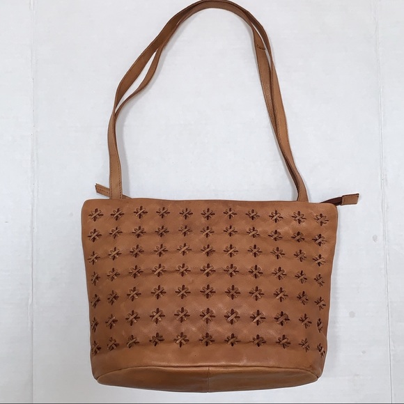 latico Handbags - Latico L.A. Tan Genuine Leather Purse/Shoulder Bag